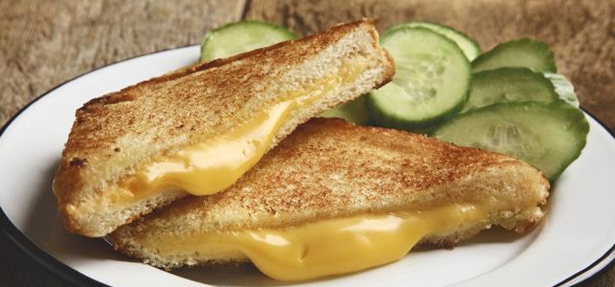 Classic Kids Grilled Cheese with Pickled Cucumber Recipe | SideChef