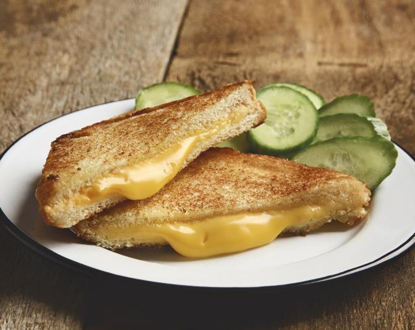 Classic Kids Grilled Cheese with Pickled Cucumber