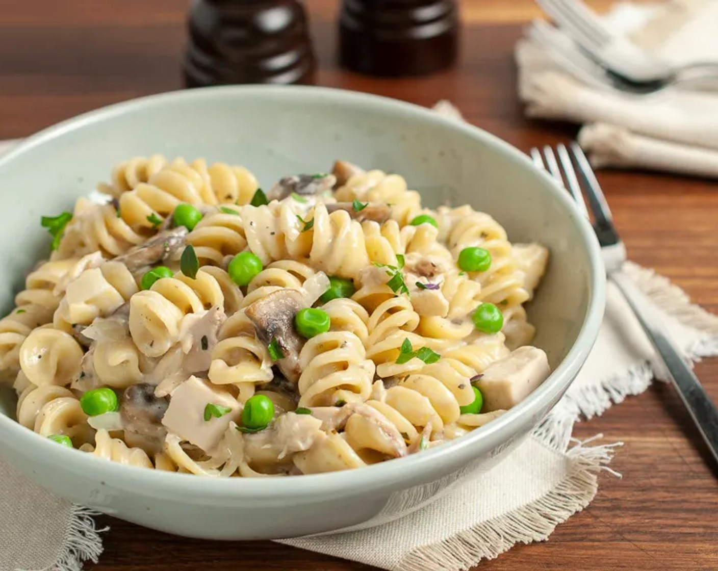 One Pot Turkey Mushroom Pasta