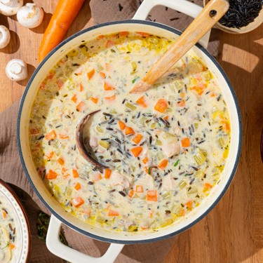 Chicken and Wild Rice Soup Recipe | SideChef