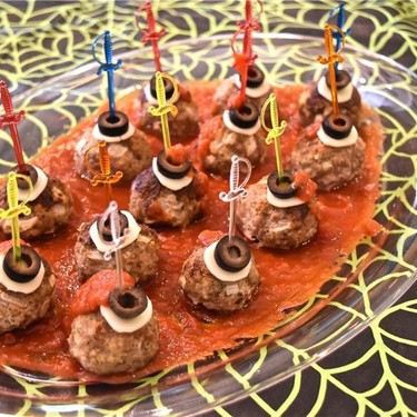 Eyeball Meatballs Recipe | SideChef