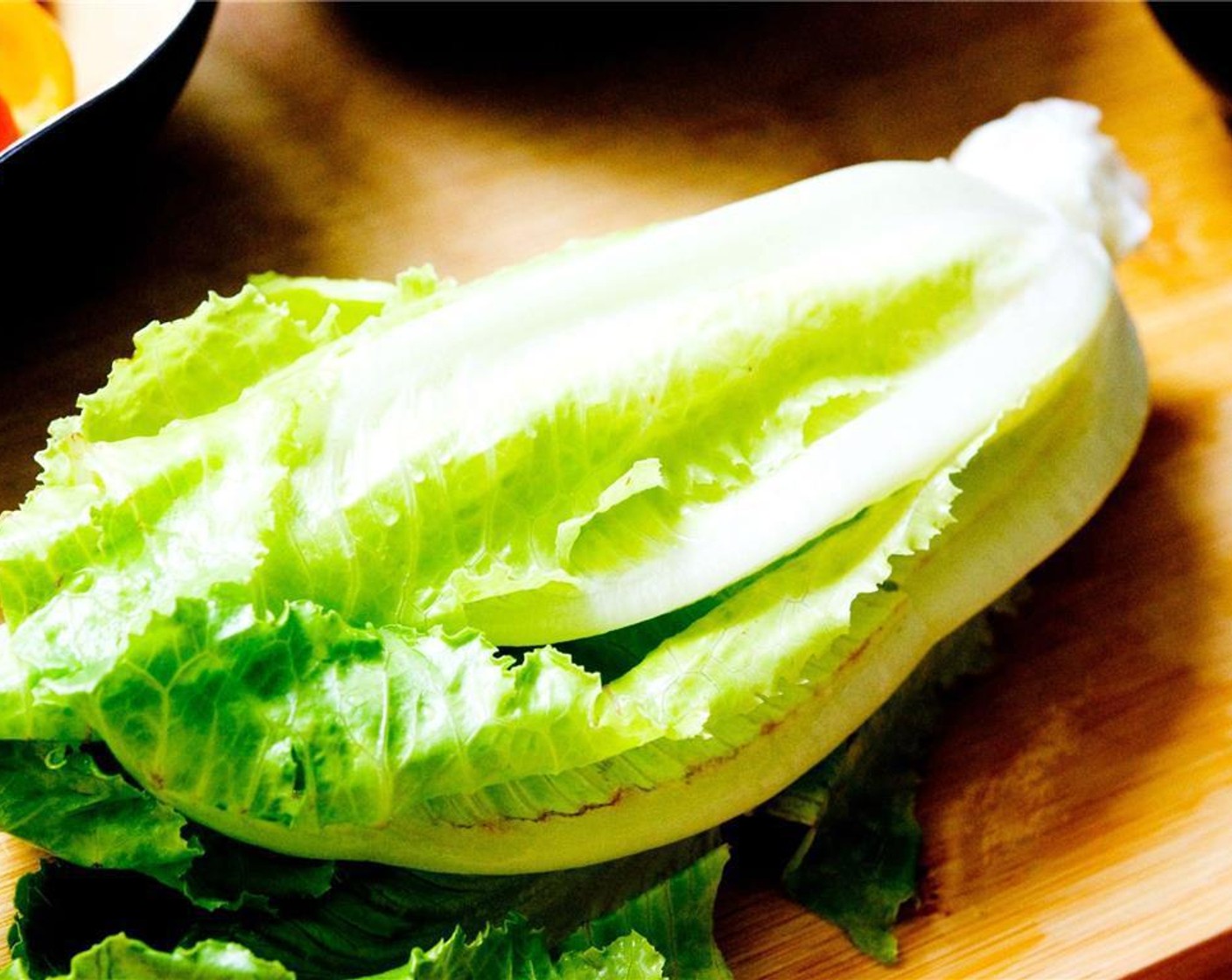 step 3 Wash the Romaine Hearts (2) and set aside to dry.