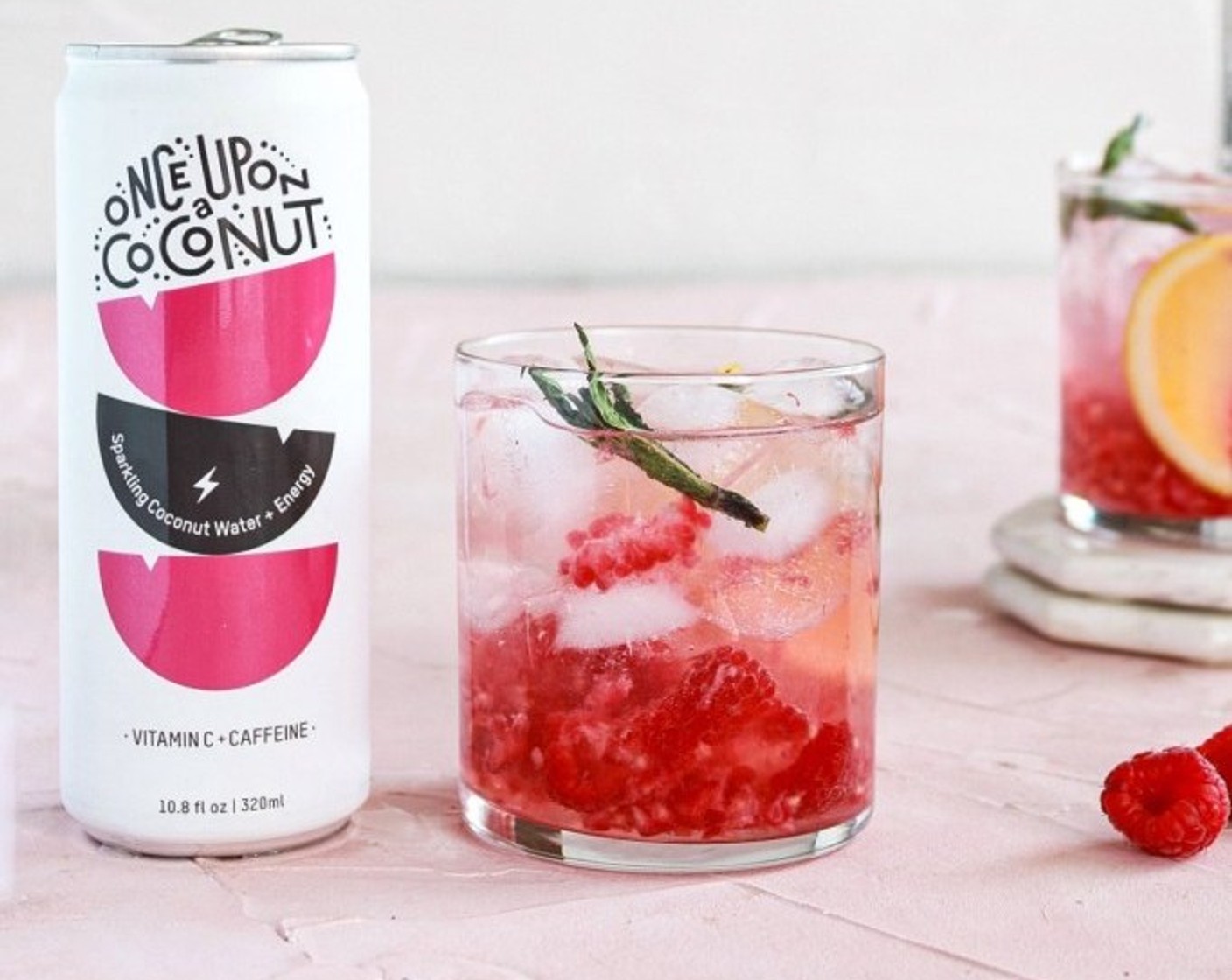 Sparkling Lemon Raspberry Mojito