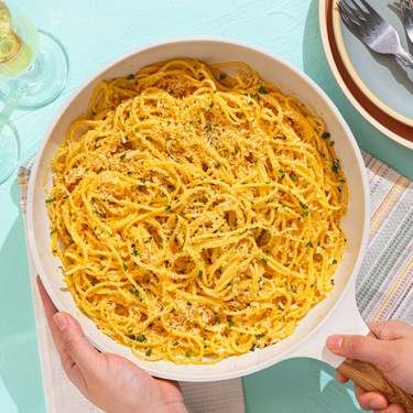 Creamy Lemon Spaghetti with Breadcrumbs Recipe | SideChef
