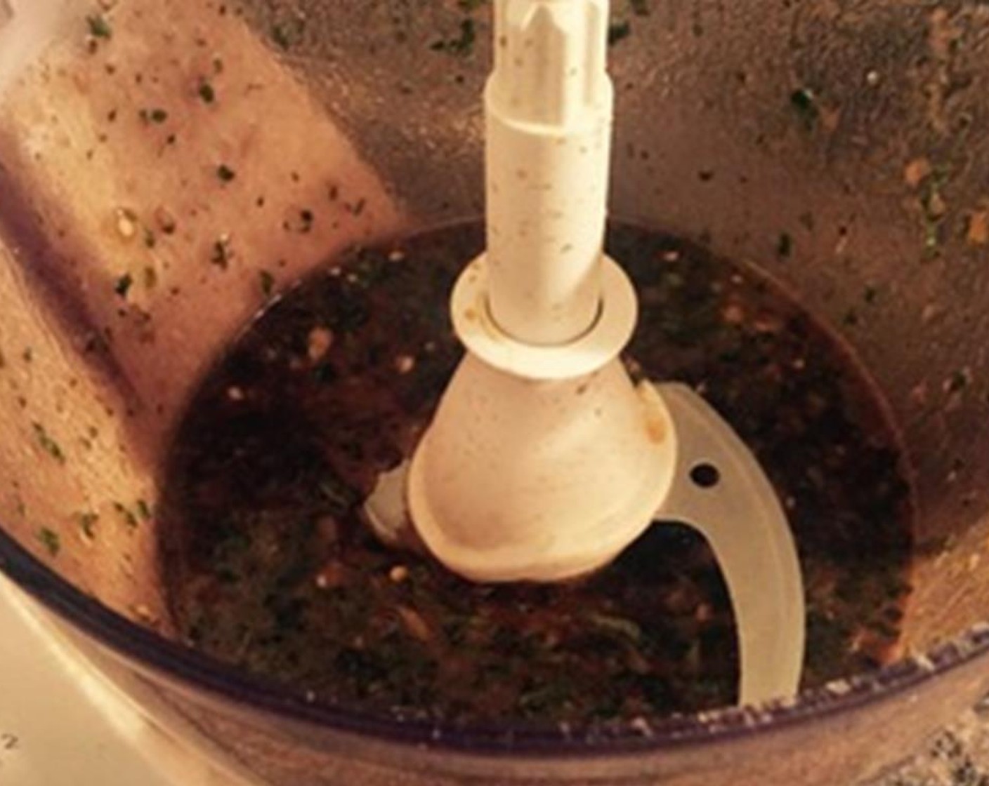 step 1 Blend Red Bird's Eye Chili Pepper (1),Fresh Cilantro (1 bunch), Fresh Ginger (1 piece), Ground Turmeric (1/2 tsp), Soy Sauce (1 tsp), Fish Sauce (2 Tbsp) and Brown Sugar (4 Tbsp) in a food processor until it makes a rough paste.