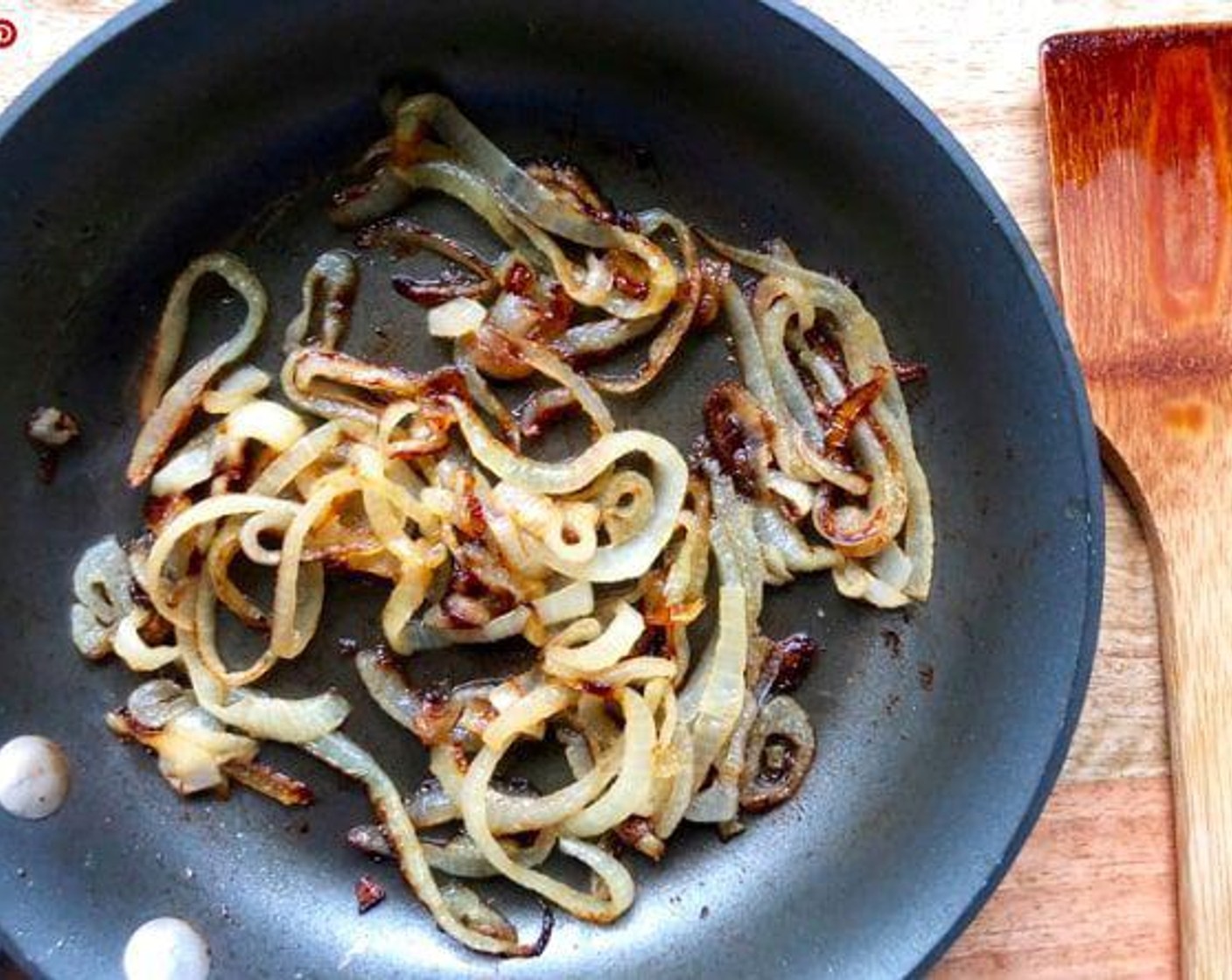 step 6 Stir, season lightly with Fine Sea Salt (to taste), cover, and cook until onions soften and turn golden, about minutes, stirring every couple of minutes. Scoop onions into a bowl.