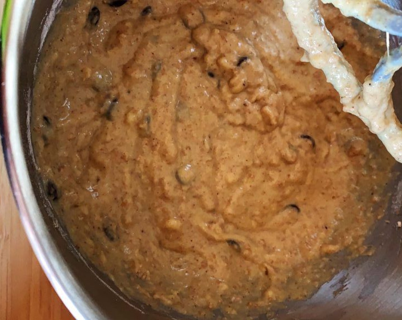 step 4 Gently fold in the Dark Chocolate Chips (1/2 cup) to the batter.