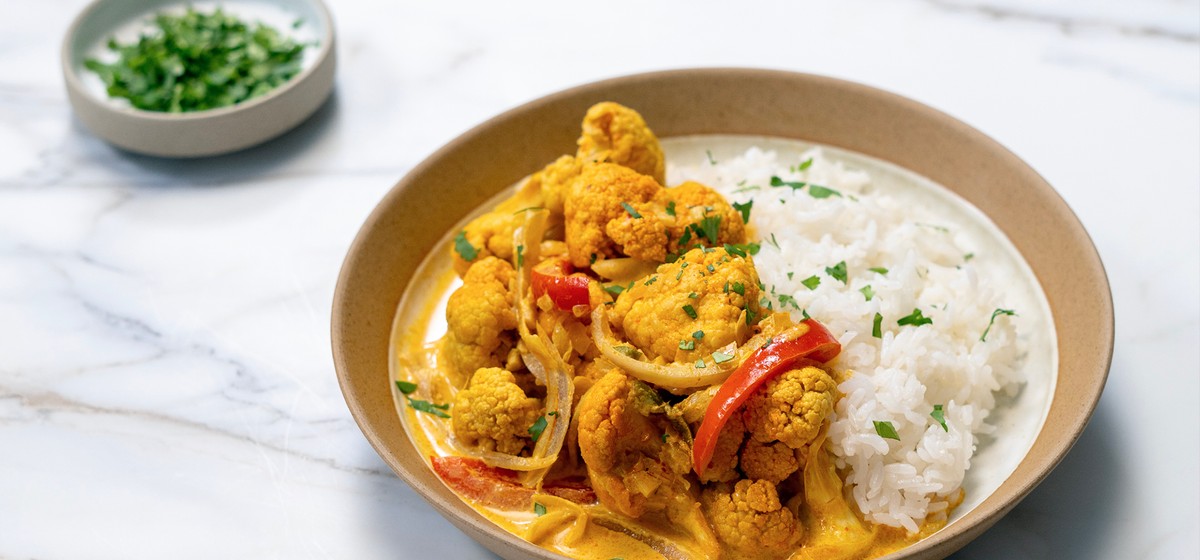 Air Sous Vide Cauliflower Curry Recipe | SideChef