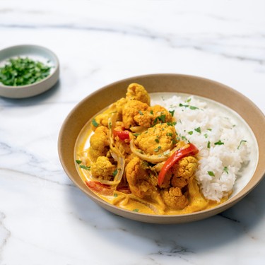 Air Sous Vide Cauliflower Curry Recipe | SideChef