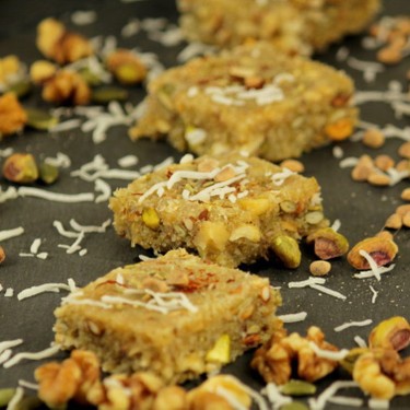 Fennel Mixed Nut Coconut Burfi (Indian Fudge) Recipe | SideChef