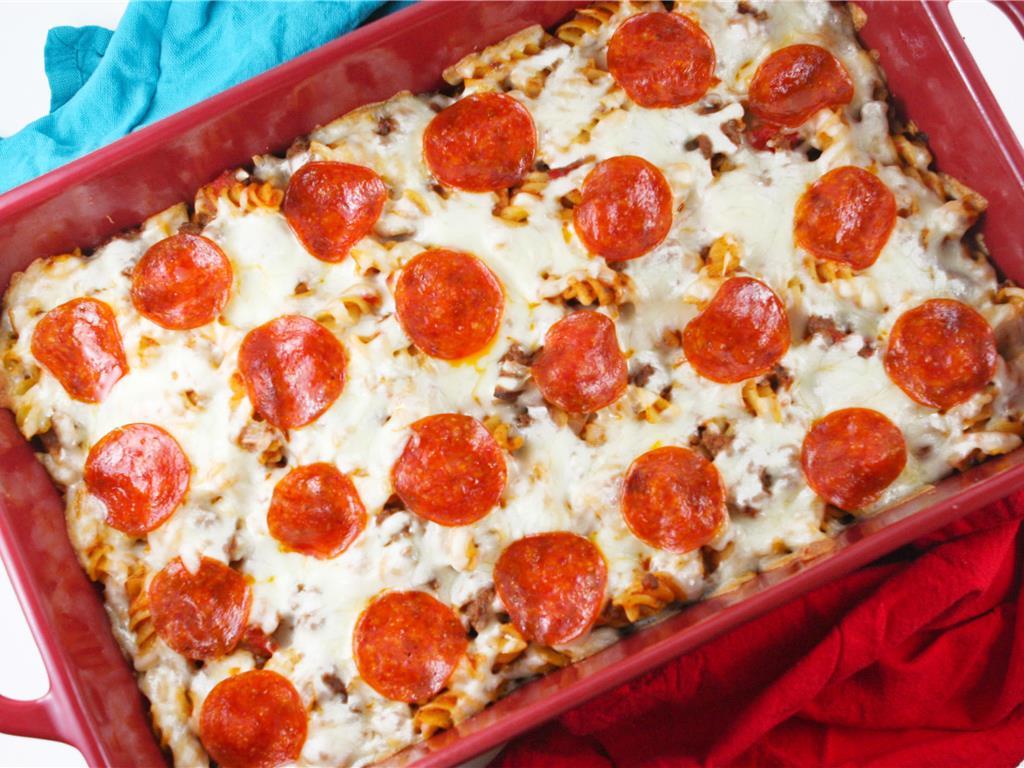 Pizza Pasta Bake-image