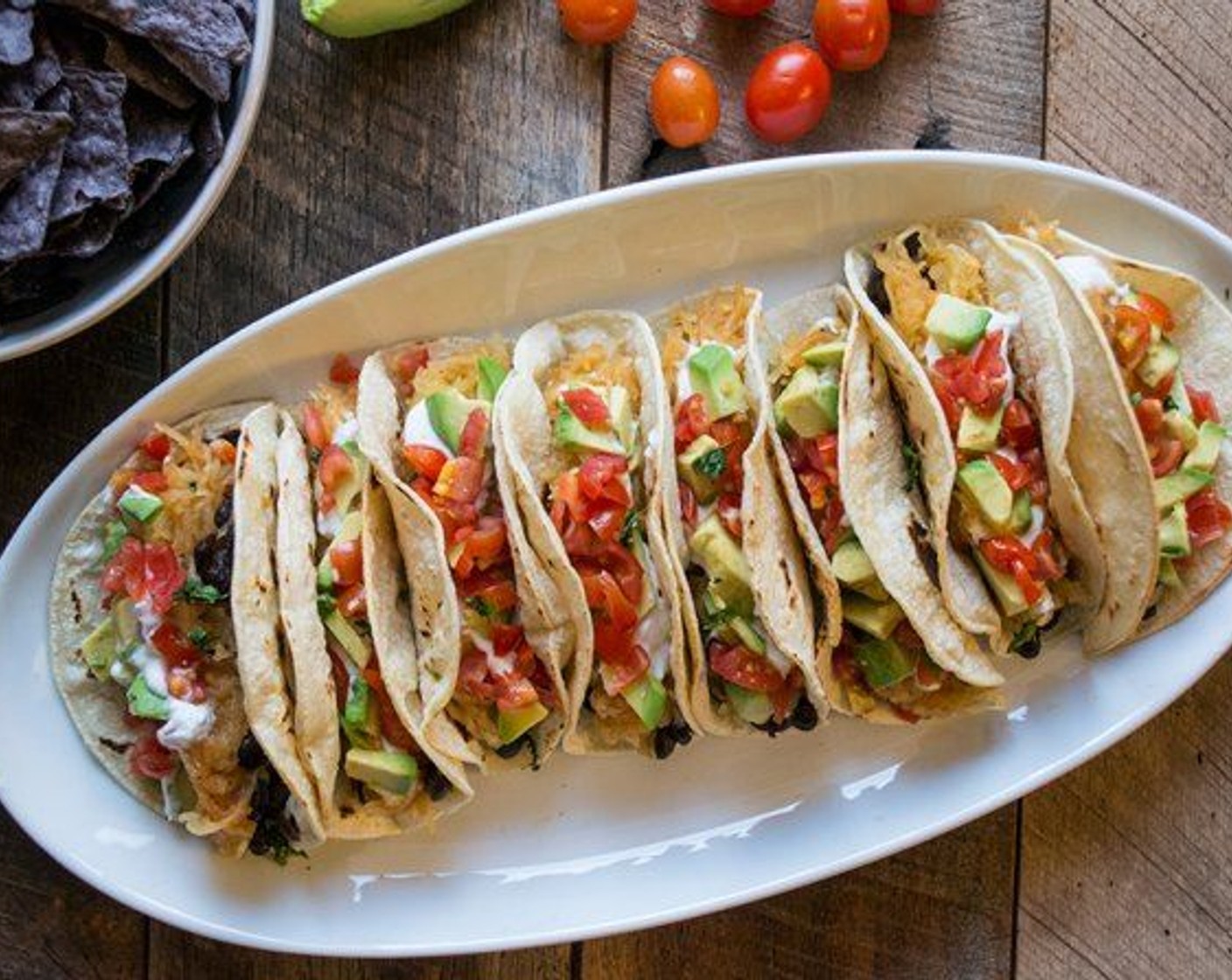 Vegetarian Spaghetti Squash Tacos