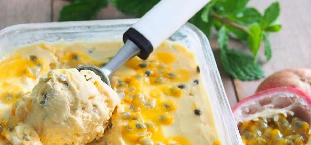 Passion Fruit Ice Cream Recipe SideChef
