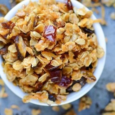 Crunchy Pistachio Date Granola Recipe | SideChef