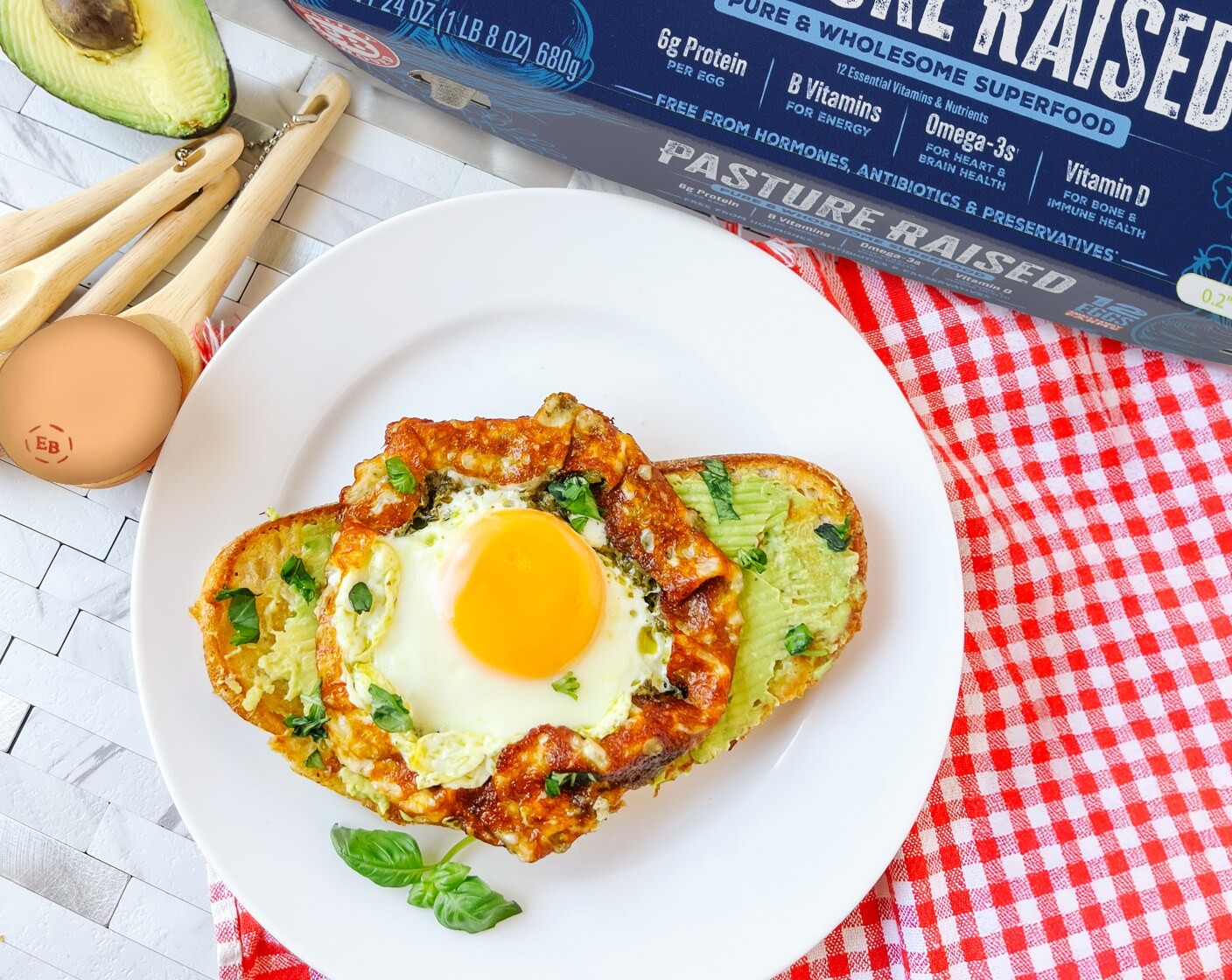 Pesto Egg Toast