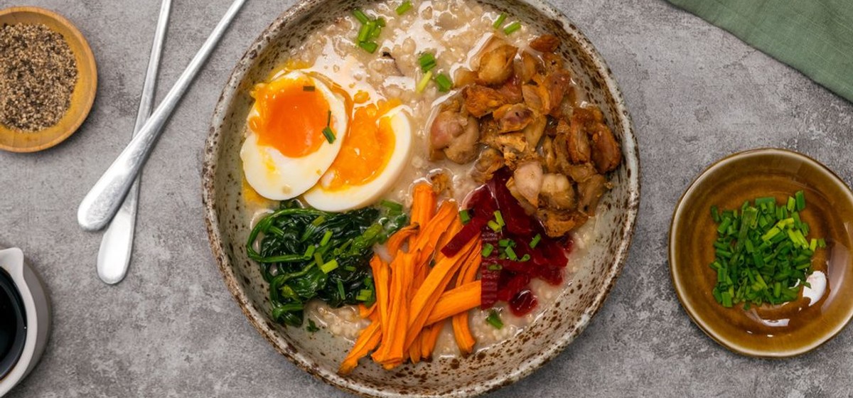 Heart Healthy Steel Cut Oats Arroz Caldo Recipe | SideChef