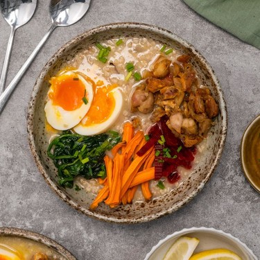 Heart Healthy Steel Cut Oats Arroz Caldo Recipe | SideChef