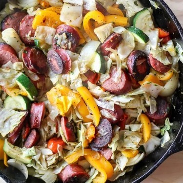 Veggie Sausage One Skillet Meal Recipe | SideChef