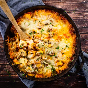 Skillet Baked Tortellini Recipe | SideChef