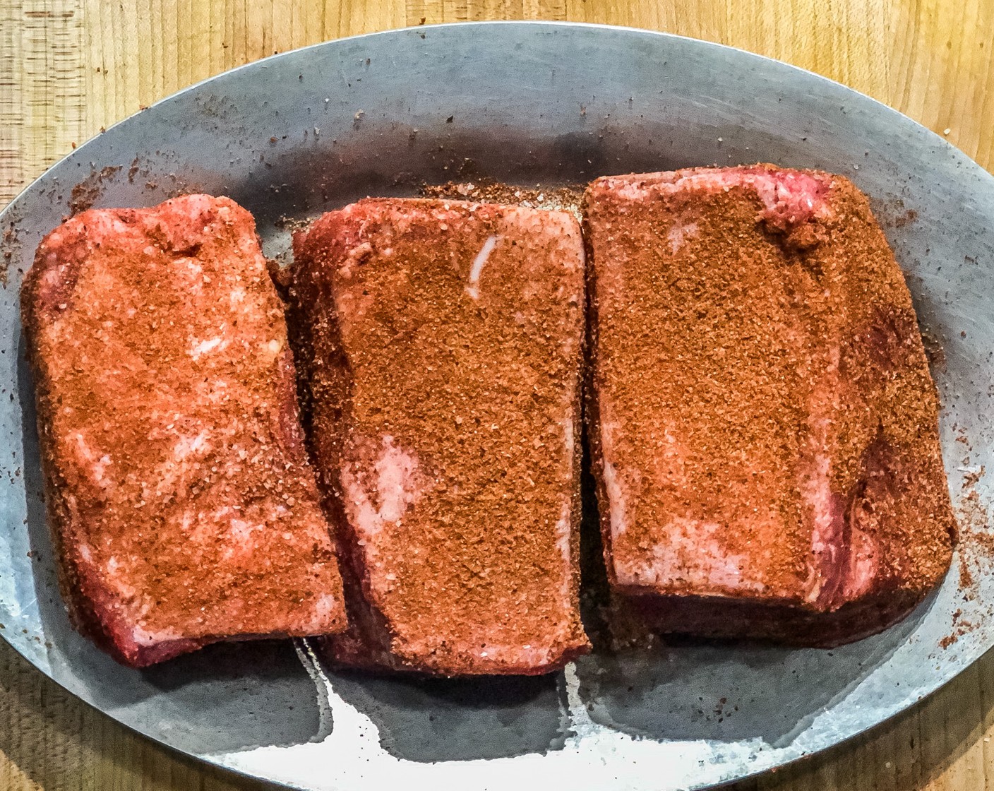 step 1 Season Beef Short Ribs (3 lb) evenly with All-Purpose Seasoning (2 Tbsp).