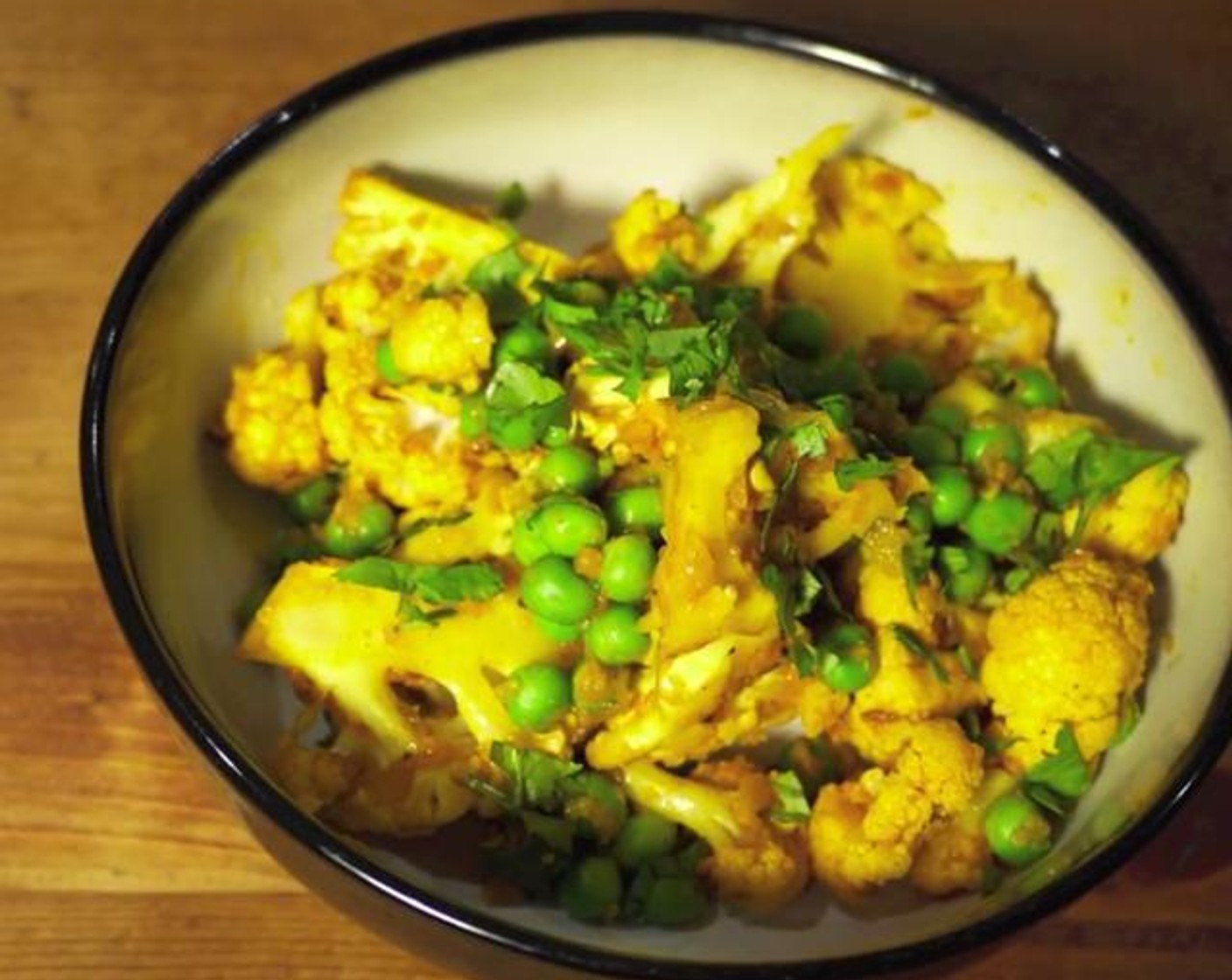 Roasted Curry Cauliflower