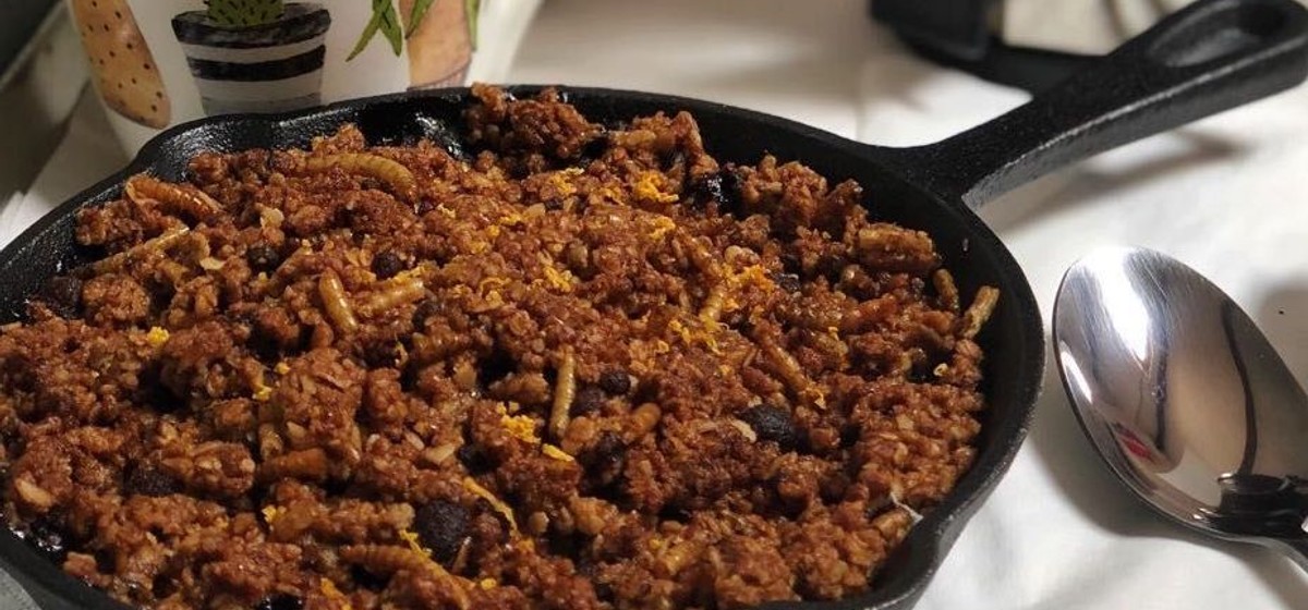 GlutenFree Mealworm Blueberry Crumble Recipe SideChef