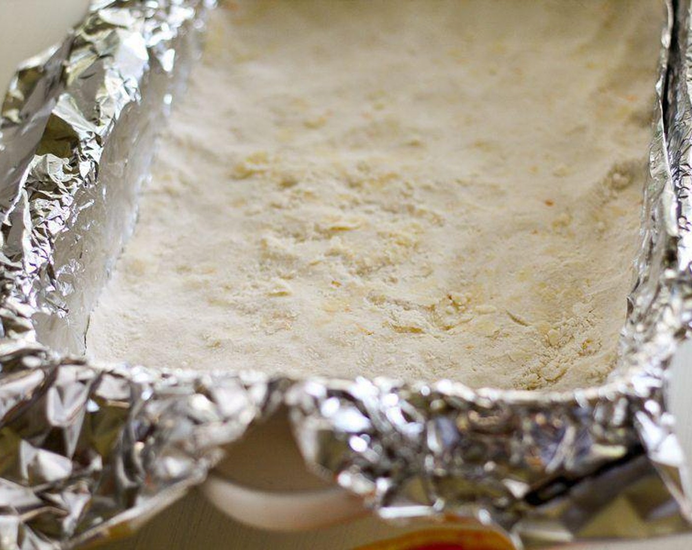 step 4 Press the crust mix into the bottom of the prepared pan. Bake for 15 minutes. Remove and set aside.