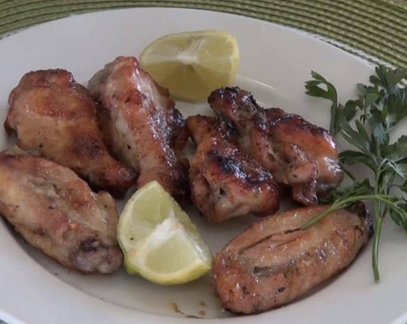 Baked Honey Lime Chicken Wings