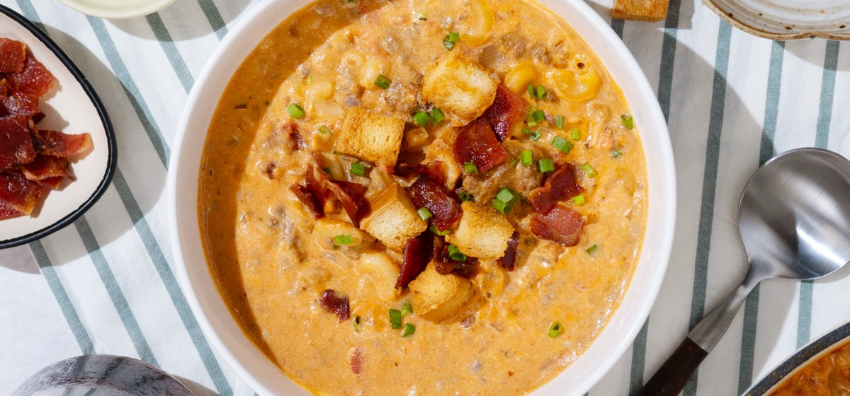 Cheeseburger Soup Recipe | SideChef