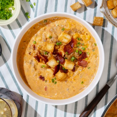 Cheeseburger Soup Recipe | SideChef