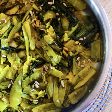 Sautéed Chicory with Turmeric, Ginger, and Lemon Recipe | SideChef