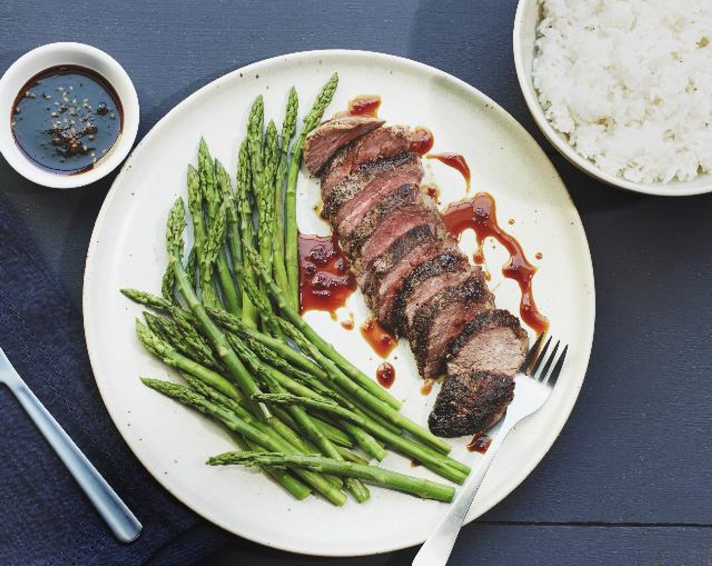 Beef Tenderloin with Teriyaki Reduction