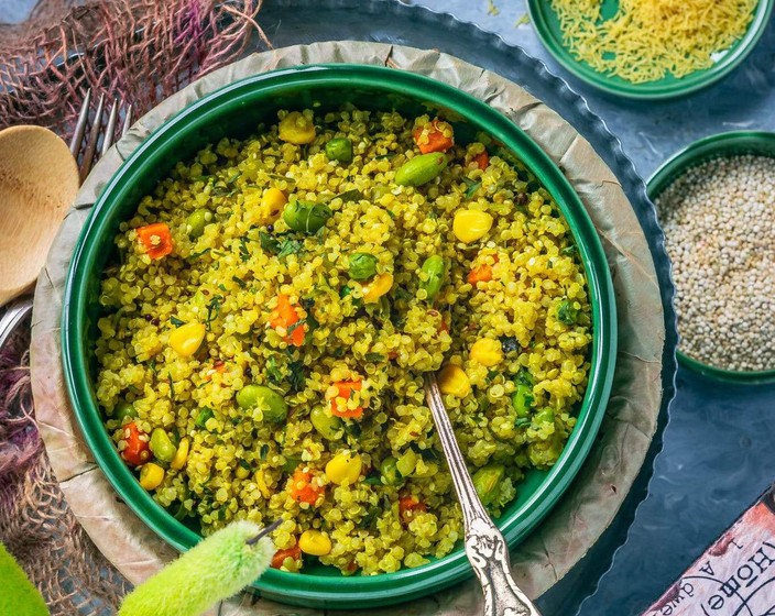 Vegetable Quinoa Upma  Recipe | SideChef