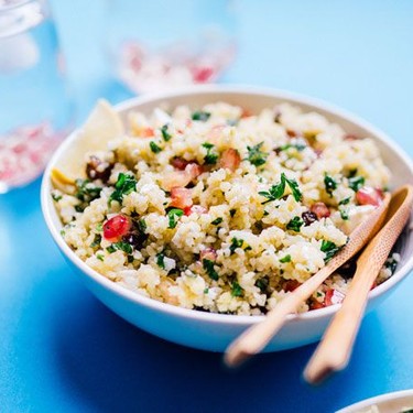 Bulgur Salad with Feta and Pomegranate Recipe | SideChef