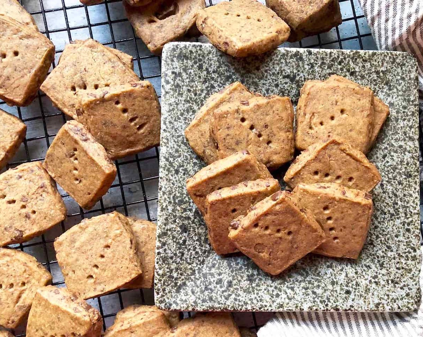 Espresso Chocolate Chip Shortbread