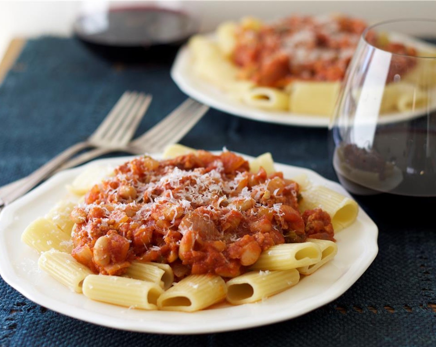 step 7 Serve pasta with sauce on top. Enjoy!