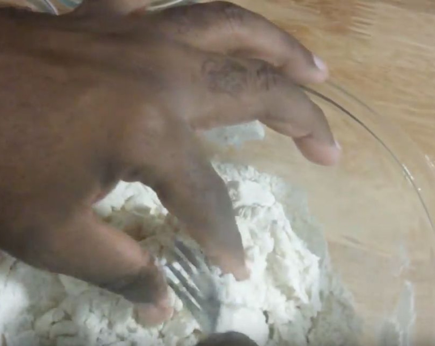 step 1 Into a mixing bowl, add All-Purpose Flour (1 1/2 cups), Active Dry Yeast (1 tsp), Salt (1 pinch), and Water (1/4 cup). Mix with a fork until mixture begins to come together into a dough, then switch to using your hands. Knead for 15 minutes.