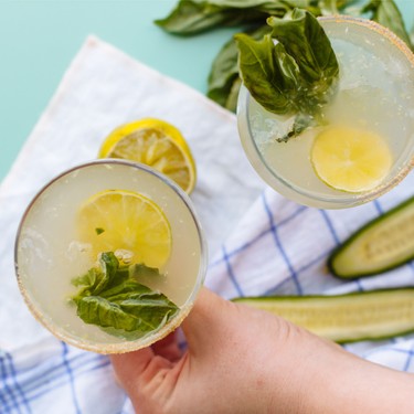 Cucumber Basil Mezcalita Cocktail Recipe | SideChef