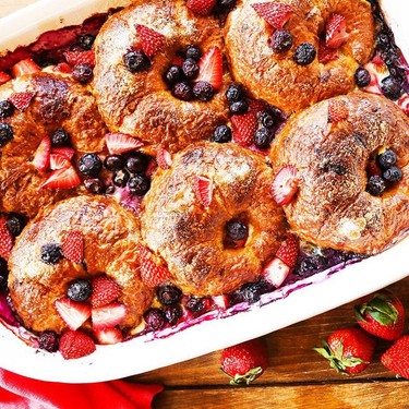 Mixed Berry Croissant Breakfast Bake Recipe | SideChef