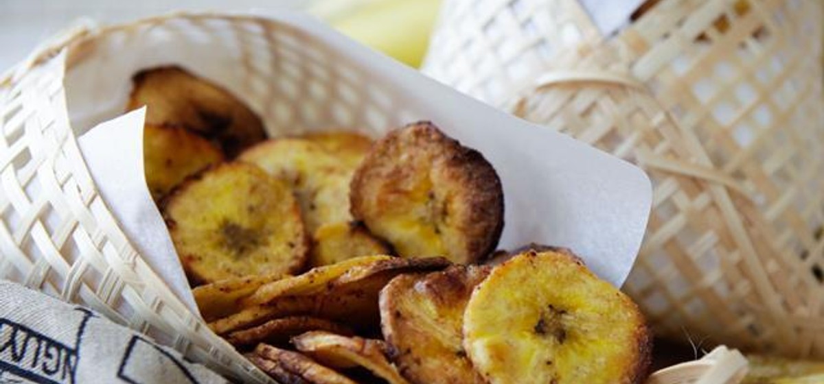 Salt & Pepper Baked Plantain Chips Recipe | SideChef