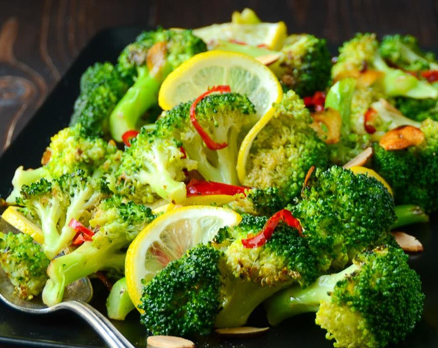 step 10 Arrange broccoli on a platter, serve and enjoy!