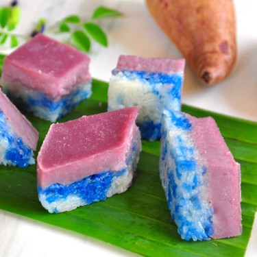 Purple Sweet Potato Kuih Seri Muka Recipe | SideChef