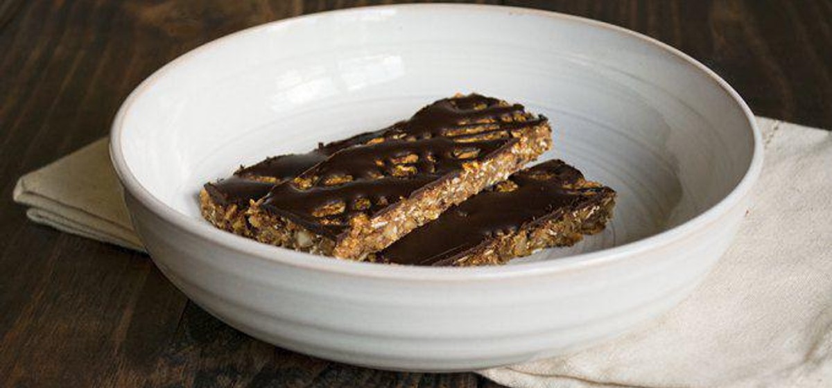 Chocolate Covered Pumpkin Breakfast Bars Recipe | SideChef