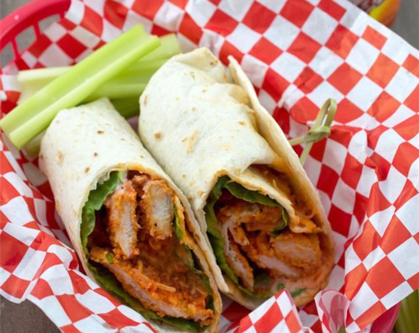 Baked Buffalo Chicken Wrap