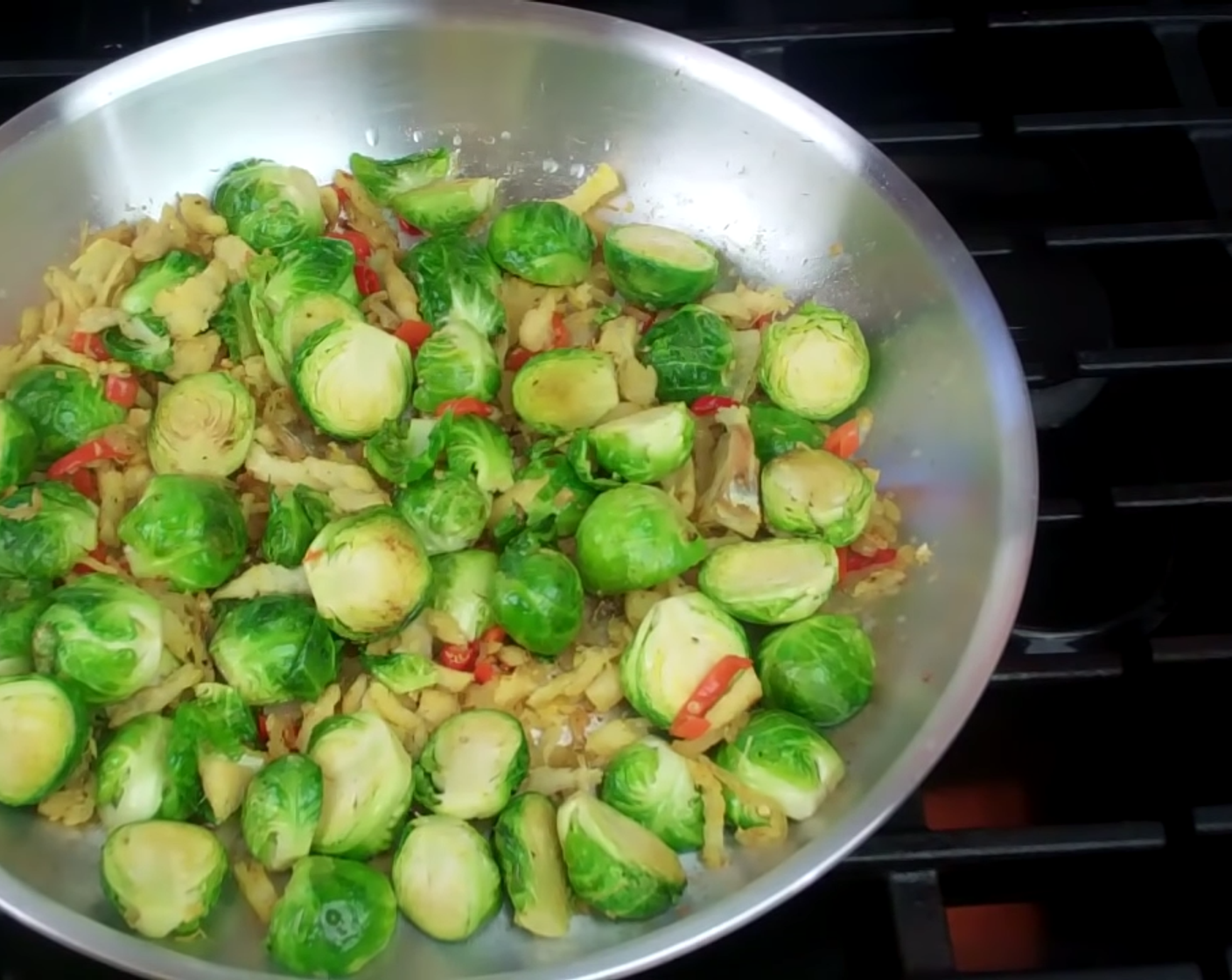 Caribbean Brussels Sprouts
