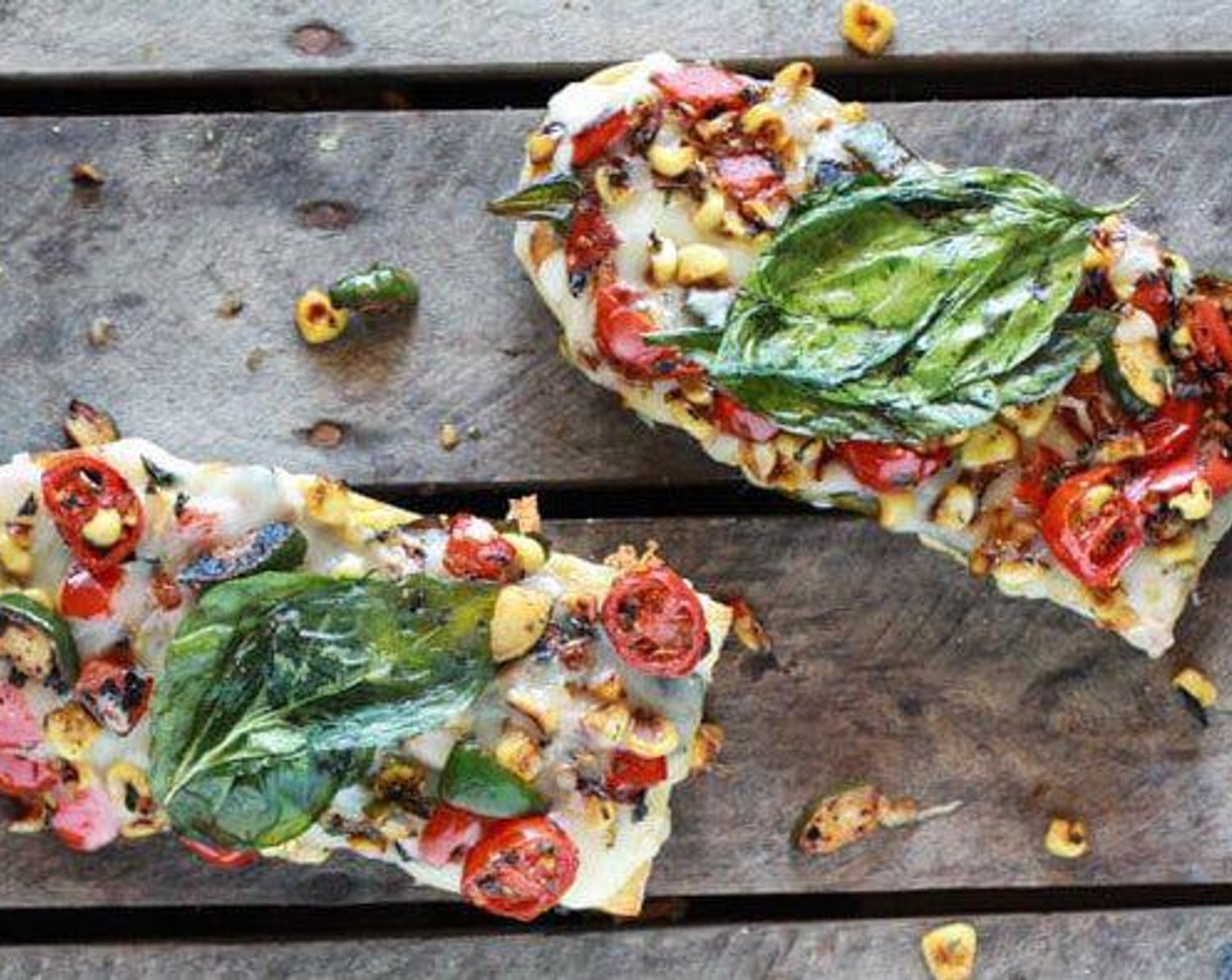 Garden Vegetable French Bread Pizza