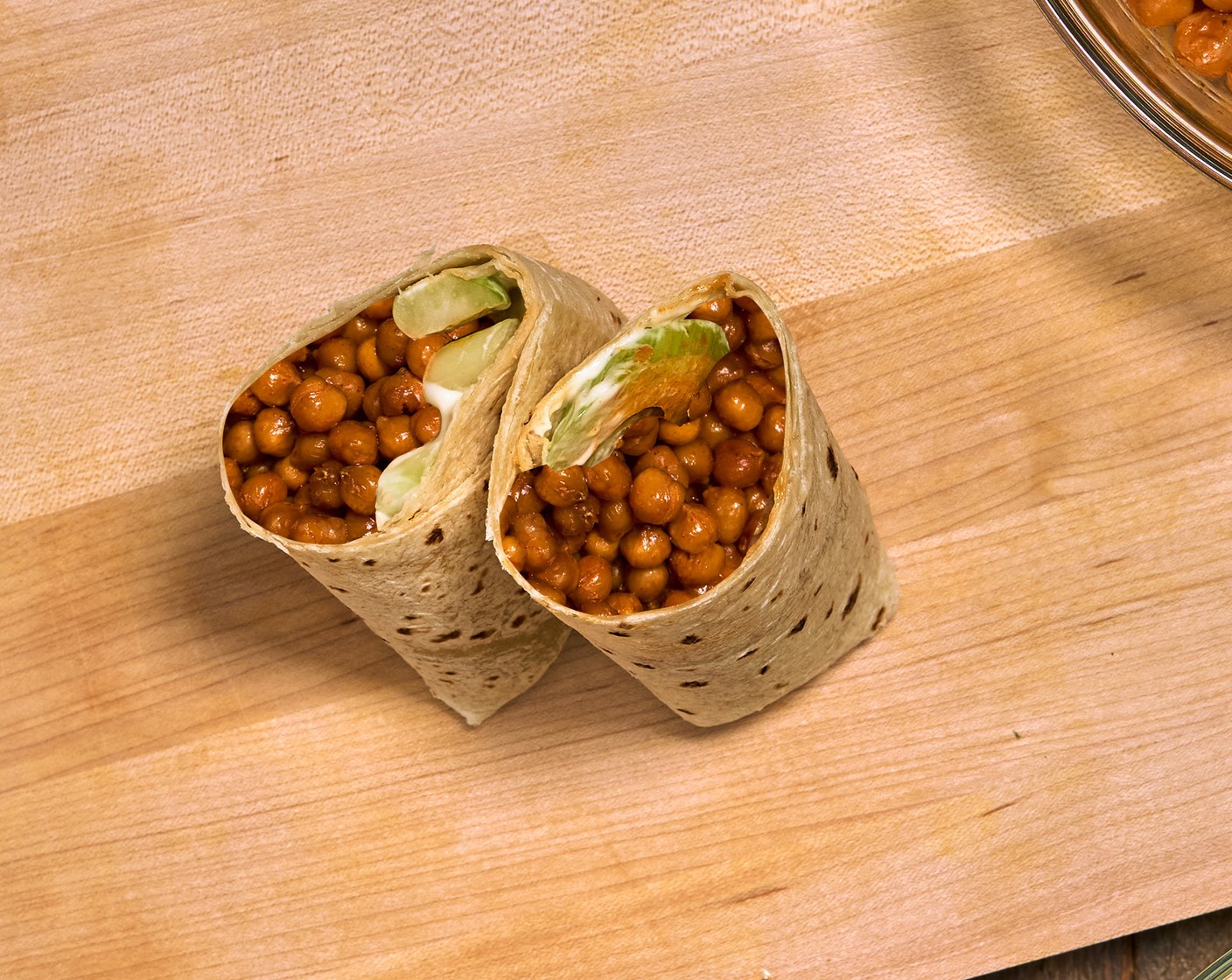 Buffalo Chickpea Wraps