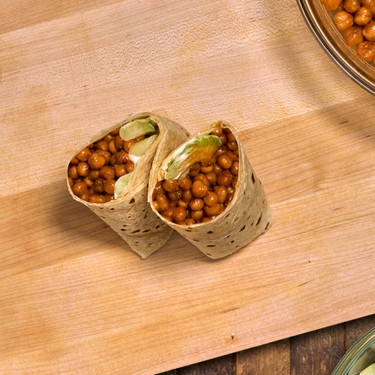 Buffalo Chickpea Wraps Recipe | SideChef