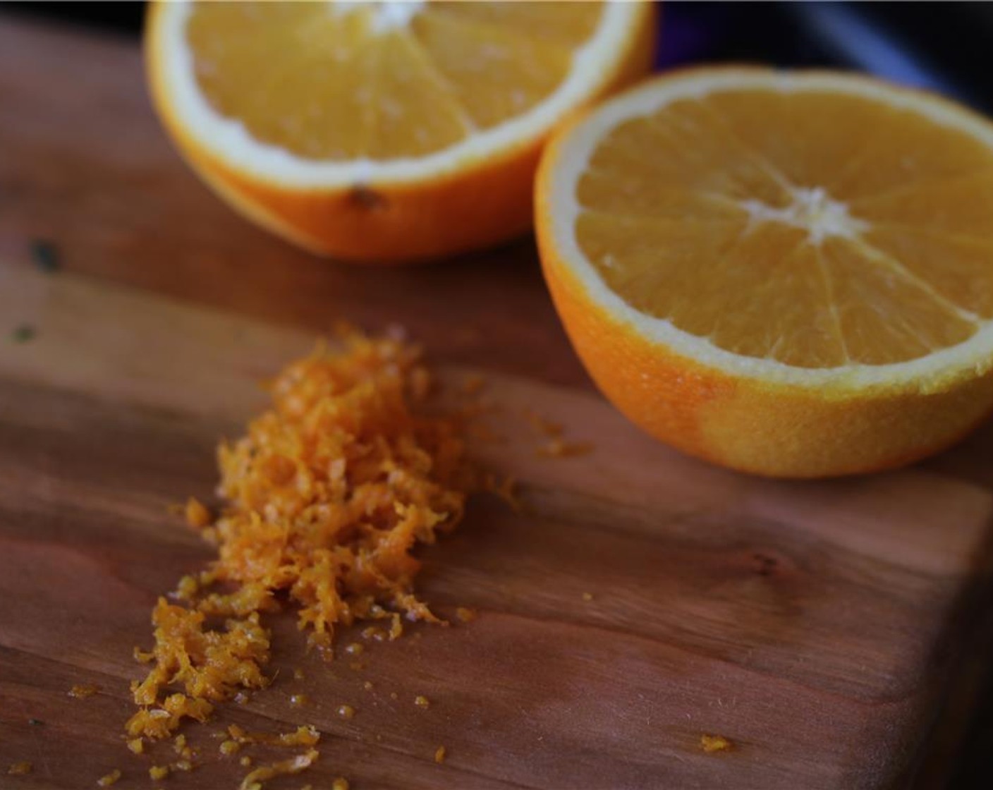 step 1 Zest the Orange (1/2) and Lemon (1/2). Grate the Fresh Ginger (1 tsp).