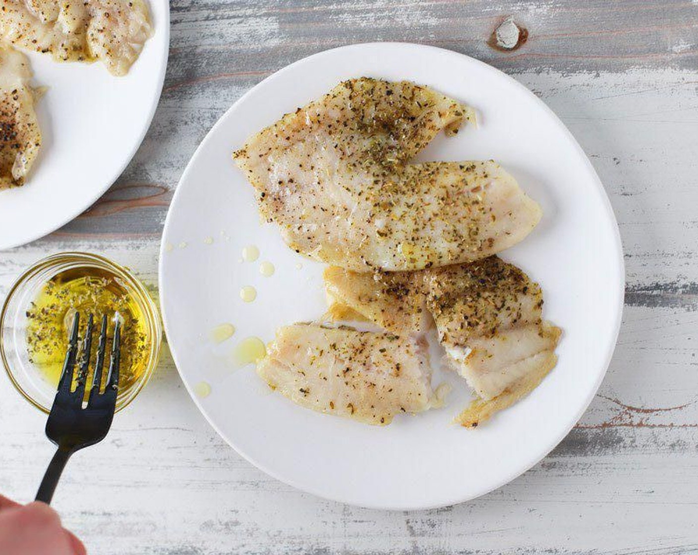 Grilled Tilapia in Herb Olive Oil